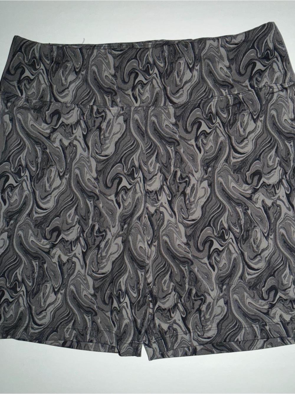 PINK Victoria's Secret Gray Marble-Print Bike Shorts